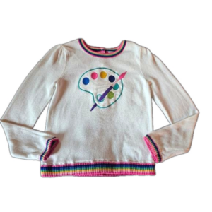 Gymboree Girls size 7 Future Artist Sweater.